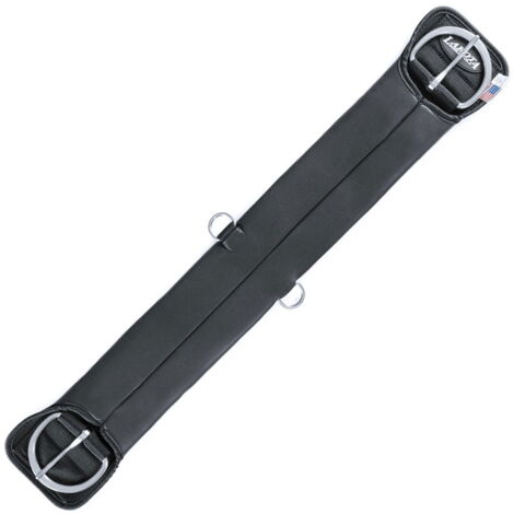 Cinghia Per Sella Western Thor Equine - Neoprene Morbido, Traspirante, Fibbie Acciaio INOX, Larghezza 12 Cm, Nero