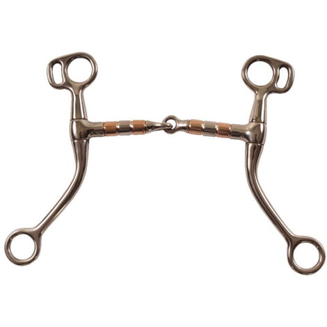 Pelham Intero Aste Lunghe Nathe Con Imboccatura A Ponte E Rosette Spessore 20 Mm 145 Cm 54717938