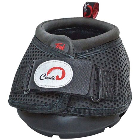 3, Nero: Simple Boot Trek 2 scarpette per cavallo con singola chiusura anteriore con tessuto a strappo