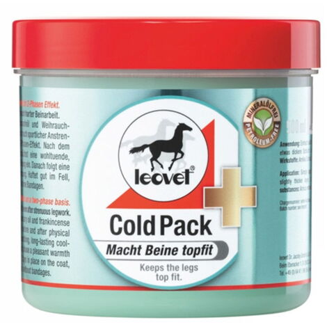 Leovet Cold Pack gel tendini con arnica, mentolo, olio di rosmarino e canfora migliora mobilità 500ml