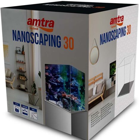 Vasca per acquario in vetro ExtraChiaro Amtra Nanoscaping 30 da 27 lt