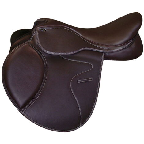 16", nero: Sella da salto in pelle sintetica con paletta quadra Winner Close Contact