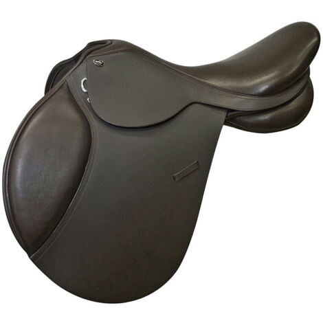 17", nero: Sella da salto Winner Close Contact in cuoio con arcione regolabile