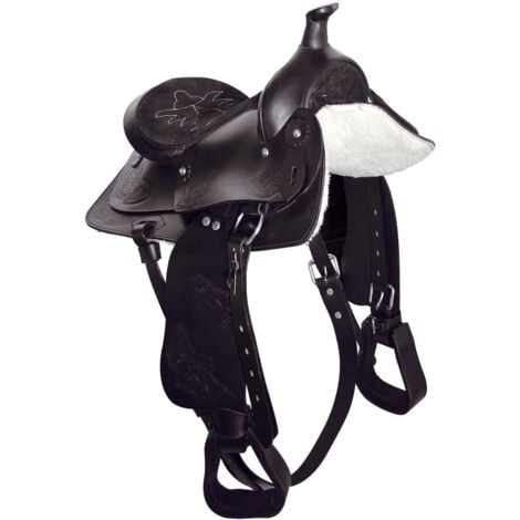 Sella Australiana In Pelle Per Equitazione - Con Sottopancia E Parafango | Comfort E Sicurezza - Foto 5