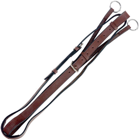 Cwell Equine Frontalino In Pelle Marrone Con Cristalli – Forma A V Trasparente, Taglia COB (38,1 Cm) - 3