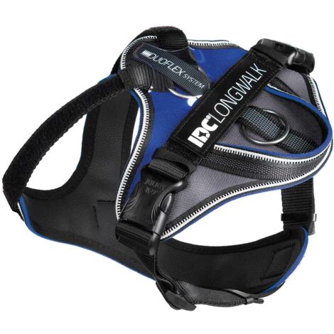 Pettorina Julius K9 IDC Longwalk Harness da trekking 2XL torace 80-96 cm x 32-41 kg per cani - Rosso