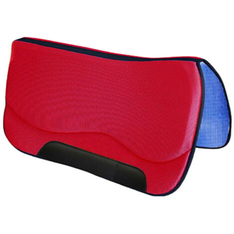 Sottosella western air in tessuto tecnico traspirante con interno in  neoprene - Rosso