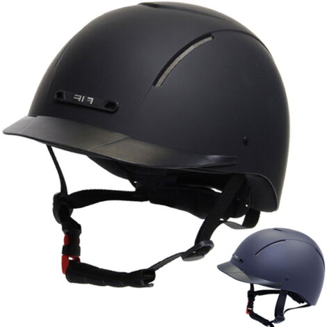 PFIFF Casco da equitazione unisex per giovani, ProtectionX, nero, XS