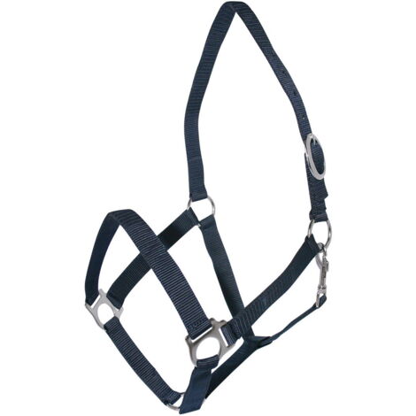 Riding World - Cavezza In Nylon Regolabile Per Pony, Purosangue E Cavallo - Colore Rosso - 2