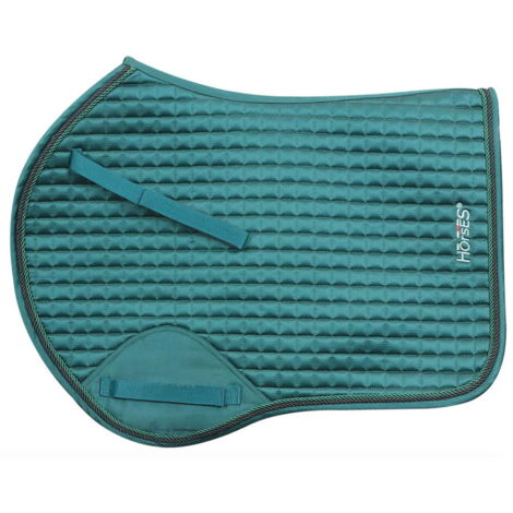 Cob, Blu Royal: Sottosella da Salto modello Horses Edith