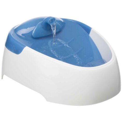 Fontana per Animali Domestici Trixie Bianco Grigio 1 L Plastica