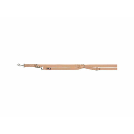 Premium guinzaglio addestramento: XS-S: 2m/15mm beige