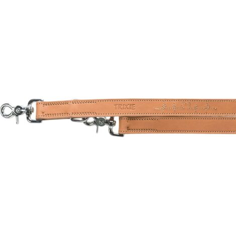 M-L: 2m/20mm marrone: Rustic guinzaglio addestramento in pelle (1/5)
