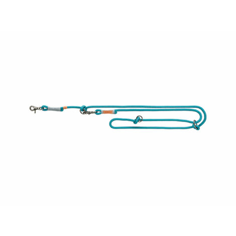 Guinzaglio regolabile per cane Trixie Be Nordic Azzurro Grigio chiaro L/XL
