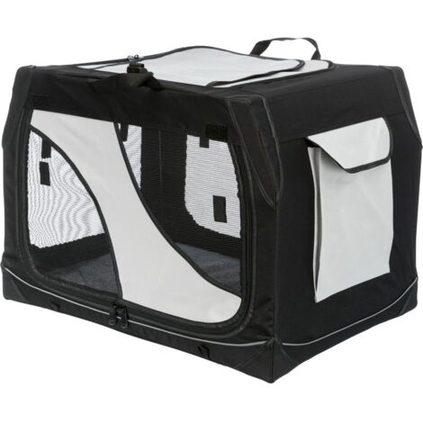 S: 61x43x46cm: Casetta mobile vario nero/grigio (1/5)