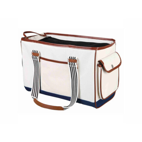 Borsa elisa 20×26×41cm colore bianco per cani (1/5)
