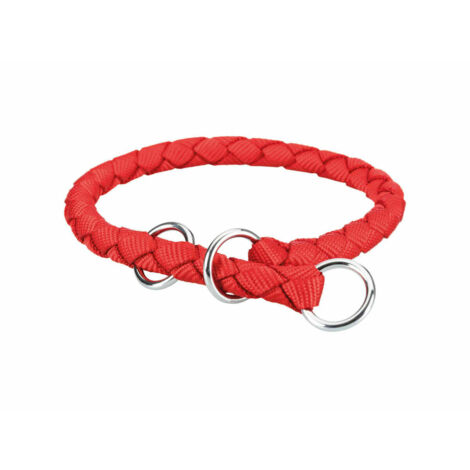 Cavo collare semistrangolo: S: 30-36cm/diametro 12mm rosso