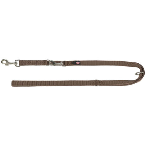 Guinzaglio regolabile per cane Trixie Premium Nocciola M/L