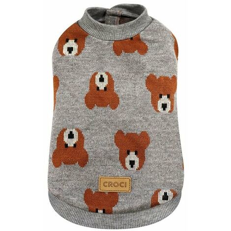 Maglioncino modello Bruno con fantasia ad orsetti per cani: 45 cm