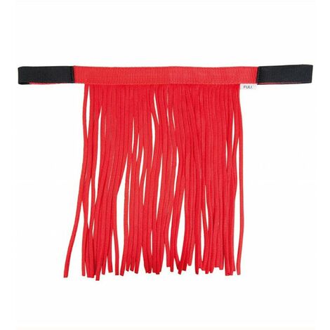 Frontalino antimosche per cavalli a frangia modello Anti fly: Cob, rosso 3000