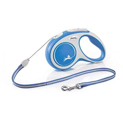 Guinzaglio estensibile a corda Flexi New Comfort Cord con manico ergonomico per cani: Blu S 5 metri (1/4)