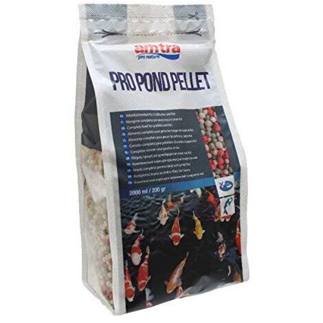 Amtra Pro Pond pellet alimento per pesci rossi e carpe koi da laghetto 2 lt