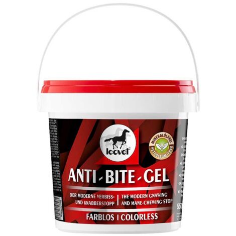 Anti bite Gel Leovet antimorso per cavalli protegge oggetti coda e criniera barattolo 500ml