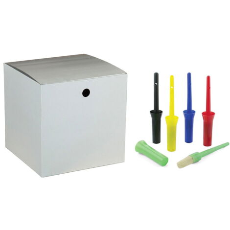 Set Di 24 Pennelli Da Pittura Professionali Con Guaina In Rame – Doppia Ghiera, Setole Miste Per Acrilico, Olio E Acquerello – Include Spatola