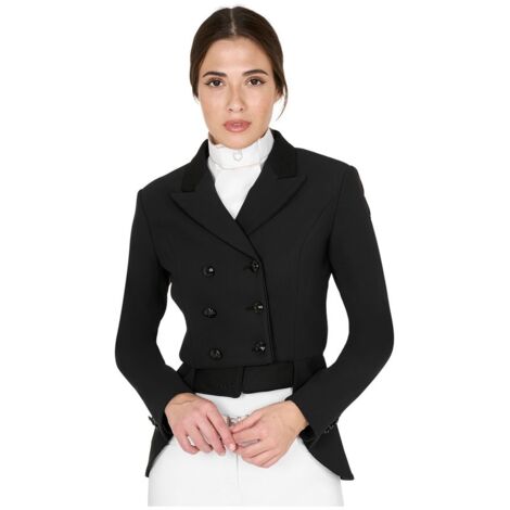 Women's competition dressage half tailcoat: l, Nero