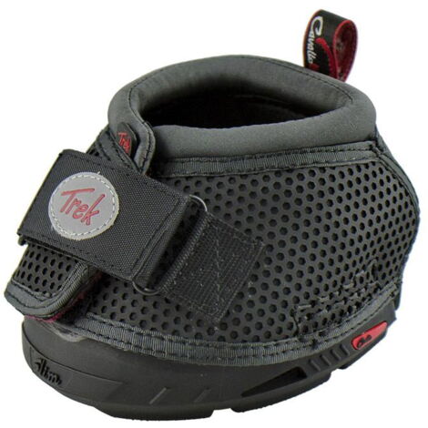 6, Nero: Scarpetta per cavallo modello trek slim singola