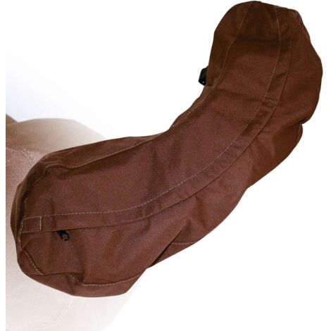 Marrone - Bisaccia posteriore in nylon impermeabile