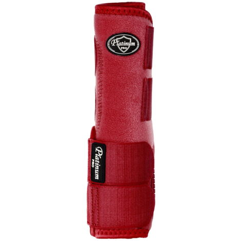 Extra full, Nero: Stinchiere western per cavalli posteriori in neoprene con chiusure a strappo