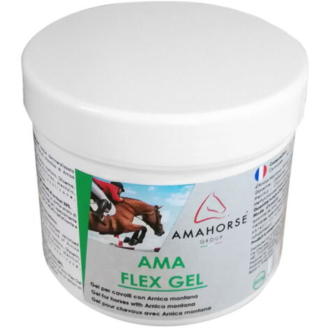 Flex gel rinfrescante con arnica montana mentolo e glicerina per cavalli 500 g