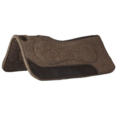 Sottosella western in feltro e  neoprene con rinforzi in pelle 31" x 32"