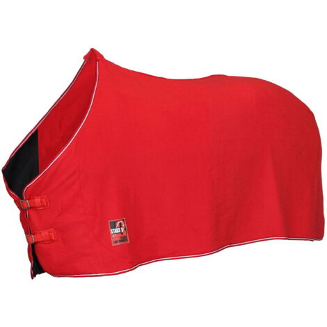 Coperta in pile con chiusura anteriore a doppio cinturino: 75 cm, Blu royal (1/4)