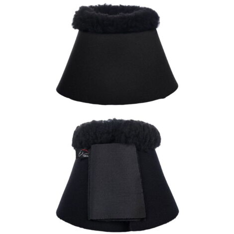 Paraglomi per cavalli in softpren elasticizzato con bordo in peluche: extra full, blu scuro