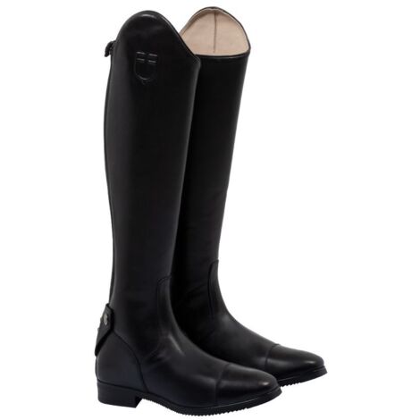 Stivali Neptune unisex in pelle con zip posteriore: 36, calf m