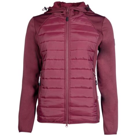 Giacca da equitazione traspirante con cappuccio per donna e bambina modello Style: 6/7 anni, menta scuro 5401