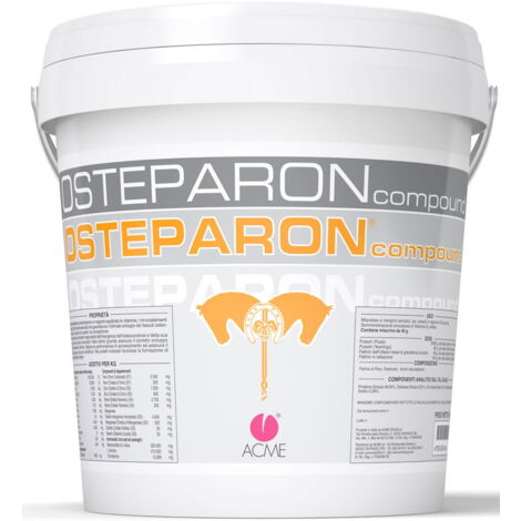 OSTEPARON COMPOUND mangime complementare a base di aminoacidi e oligoelementi ad alta concentrazione: secchio 10kg