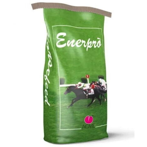 ENERPRO' mangime complementare per cavalli in attività agonistica: 1 sacco 20 kg