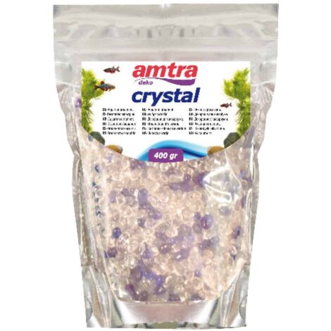 Set 6 pezzi Crystal Sand Bianco/Blu 400g: Set 6 pezzi Crystal Sand 400 g  per acquari (1/3)