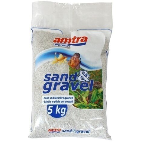 Set 4 pezzi Quarzo Bianco Avorio Fine 0,8-1,2mm kg 5.: Quarzo Bianco Avorio Fine 0,8-1,2mm per acquari