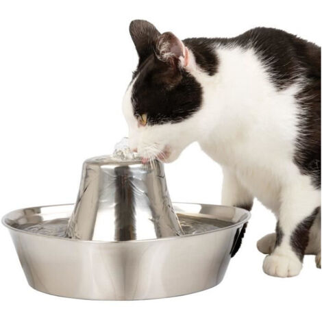 Fontanella Petsafe Seeside acciaio 1,8L per cani e gatti (1/5)