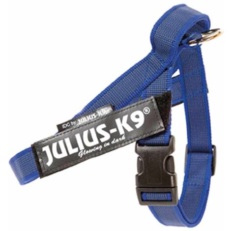 Pettorina Julius K9 IDC Color & Gray Harness Tg 2XL misura 3 torace 82-115 cm peso 40-70 kg - Blu
