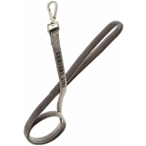 Guinzaglio in nylon ultra resistente con imbottitura soffice e scritta riflettente linea Comfort per cani: 2,5 x 120 cm - rosso