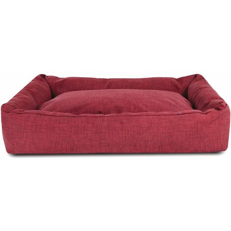Cuccetta in cotone con imbottitura interna linea Mono per cani e gatti : 50 x 35 x 10 cm - grigio