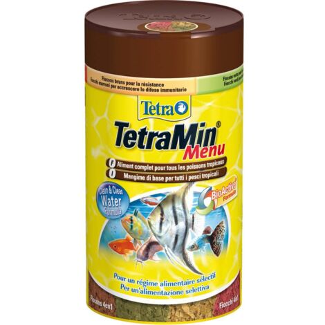 TetraMenù mangime di base con formula bio active per pesci tropicali per una alimentazione selettiva 100 ml