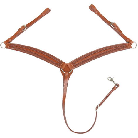 Sella Da Salto Los Angeles In Cuoio Doppiato Garrese Intercambiabile: 18", Marrone Scuro