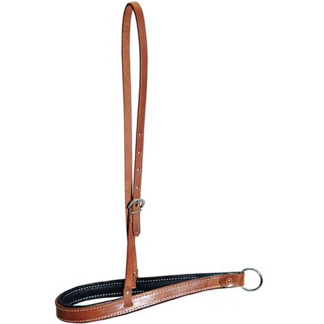 Taglia unica, Marrone: Abbassatesta western in cuoio artigianale Lakota rivestito (1/2)