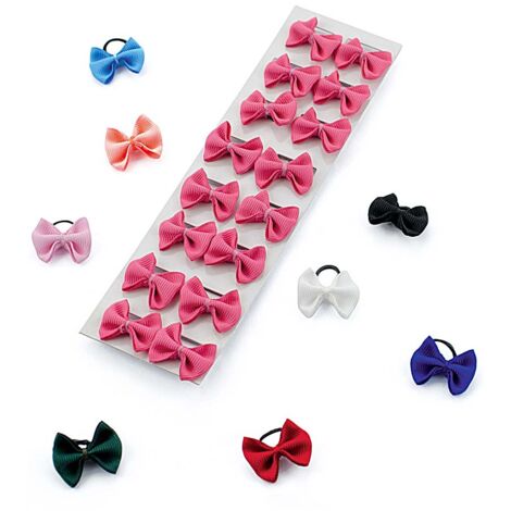 Fiocchetti Per Cani Con Elastico - 20 Pezzi Colorati - Per Decorare Il Pelo Del Cane - Foto 2